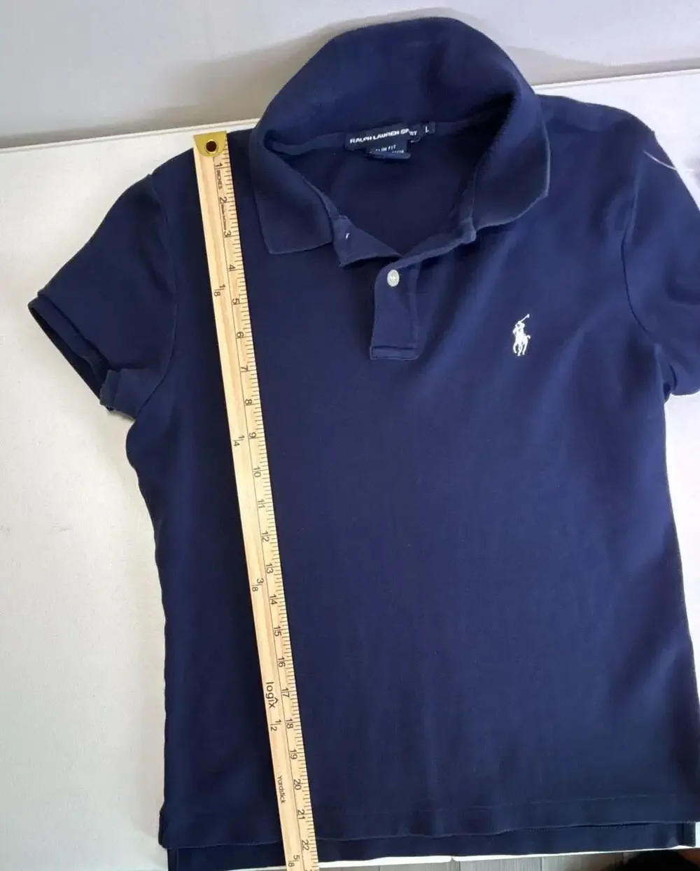 Ralph Lauren Sport Polo Shirt Navy Cotton